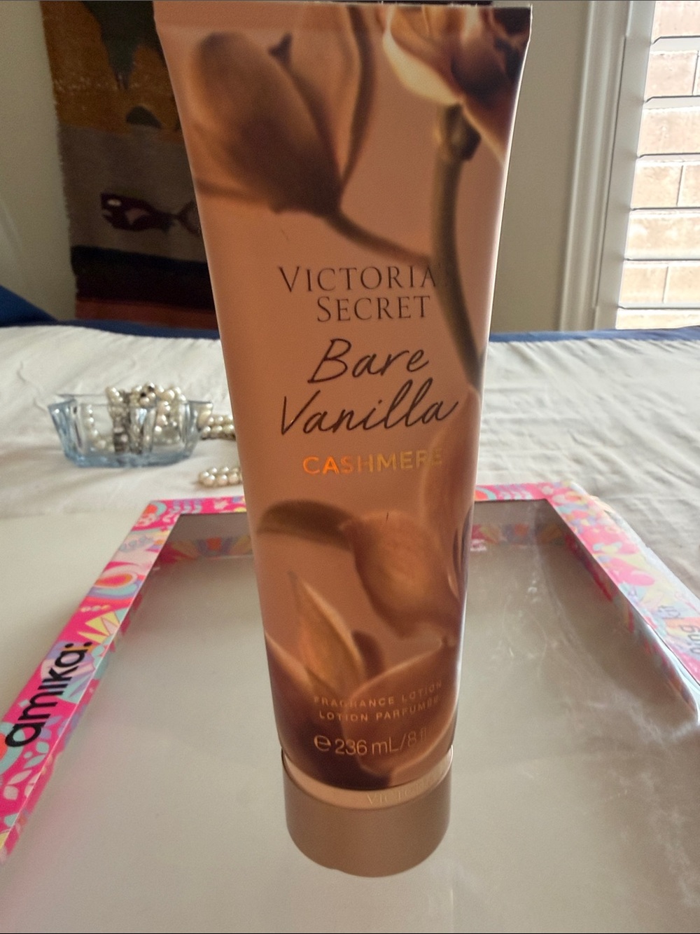 Victoria's Secret Bare Vanilla Cashmere Lotion - Gold Beige
